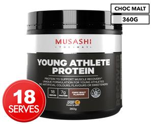 Musashi Young Athlete Protein Powder Choc Malt 360g