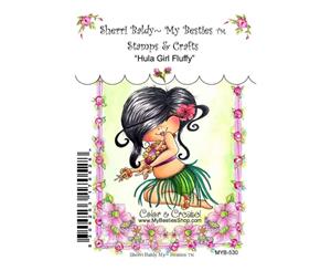 My Besties Clear Stamps - Hula Girl Fluffy