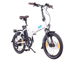 NCM London Folding E-Bike 250W 36V 15Ah 540Wh Battery Size 20" - White