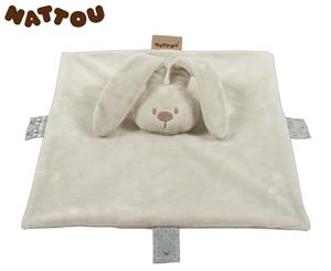 Nattou Lapidou Comforter Baby Security Blanket - Grey