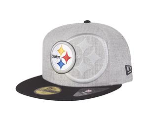 New Era 59Fifty Cap - SCREENING NFL Pittsburgh Steelers grey