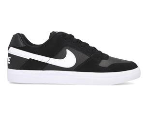 Nike SB Men's Delta Force Vulcanised Skate Shoes - Black/White