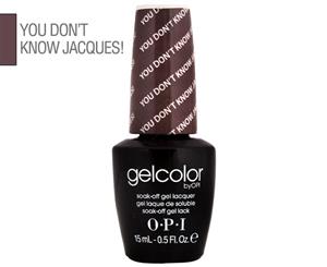 OPI GelColor Lacquer - You Dont Know Jacques!