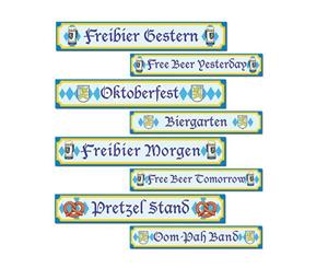 Oktoberfest Sign Cutouts