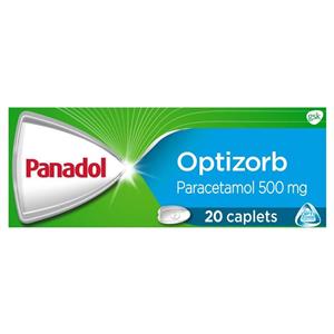 Panadol with Optizorb Paracetamol Pain Relief Tablets 500mg 20