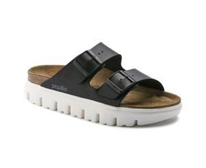 Papillio Arizona Birko-Flor Chunky Black Sandals