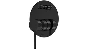 Parisi Play Shower Wall Mixer with Diverter - Matte Black