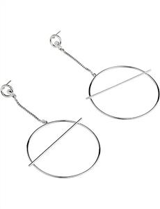 Pendulum Grand Hoop Earrings