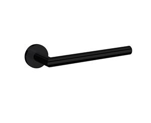 Pin round hand towel rail matt black