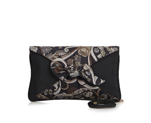 Pre-Loved Gucci Floral Print Nylon Clutch