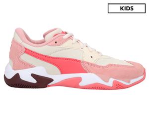Puma Girls' Storm Ray Pre-School Sneakers Shoes - Bridal Rose/Pastel Parchment