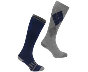 Requisite Women 2 Pack Riding Socks - Navy