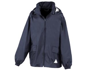 Result Childrens Unisex Lightweight Windcheater Jacket In A Bag (Navy) - RW3237