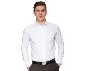 Roberto Cavalli Men's Comfort Fit Dress Shirt - White