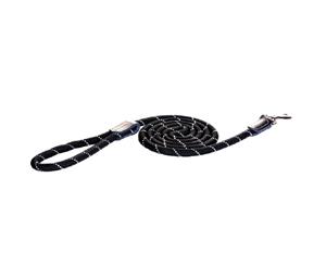 Rogz Rope Dog Lead Black