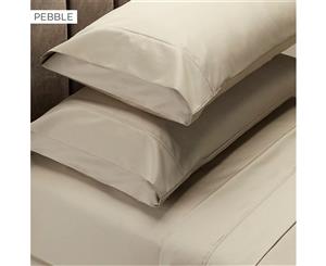 Royal Comfort Cotton Blend Sheet Set King Pebble 1000TC