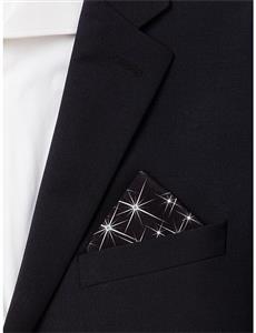 STAR PRINT POCKET SQUARE