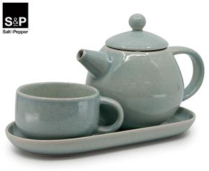 Salt & Pepper 3-Piece T4Me Teapot Set - Mint