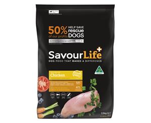 SavourLife Chicken Grain Free Adult Dry Dog Food (2.5kg) Australian Made