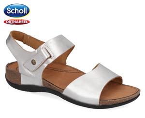 Scholl Women's Devonport Orthaheel Sandals - Silver