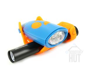 Scootaheadz Accessories Mini Hornit Blue / Orange Kids Children Scooter Toy Accessories - Scooters - Kids Scooters - Blue / Orange