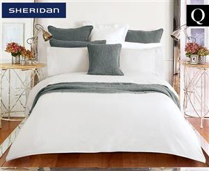 Sheridan Shawcraft Queen Bed Quilt Cover Set - Antique White