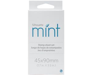 Silhouette Mint Stamp Sheets 1.75&quotX3.5" 2/Pkg-