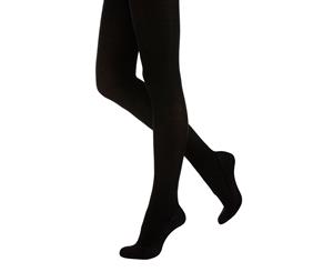 Silky Womens/Ladies 200 Denier Appearance Fleece Tights (1 Pair) (Black) - LW336