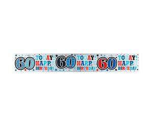 Simon Elvin Happy 60Th Birthday Foil Party Banner (Multicoloured) - SG5079