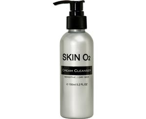 Skin O2 Cream Cleanser 150ml & 20 Pack Wipes