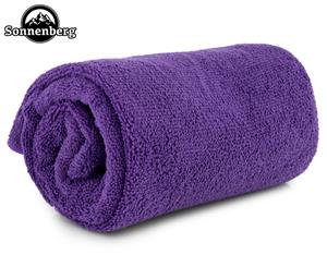 Sonnenberg Large Microfibre Towel - Purple