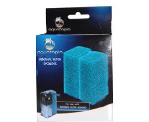 Sponges for Aquatopia Aquarium Internal Filter 400 & 600 (Pack of 2 Sponges)