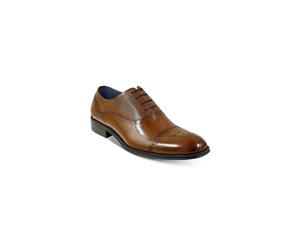 Stacy Adams Mens Mackay Leather Lace Up Dress Oxfords