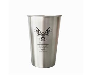 Stainless Steel Cups-500ml-Metal Drinking Glasses-Eagle