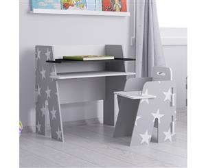 Star Desk and Chair Grey