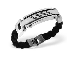 Steel Men's Tag Bracelet 21 Cm