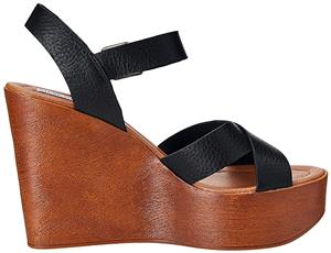 Steve Madden Womens Novia Fabric Peep Toe Casual Slingback Sandals