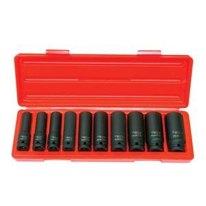 TTI 10 Piece 1/2inch AF Deep Impact Socket Set