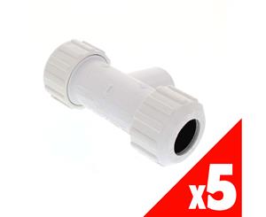 Tee Repair Coupling PVC 20mm 611165822354 Pressure Pipe Fitting Plumbing x5