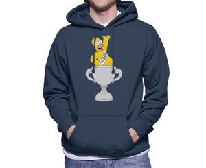 The Simpsons Number 1 Dad Men's Hooded Sweatshirt - Navy Blue