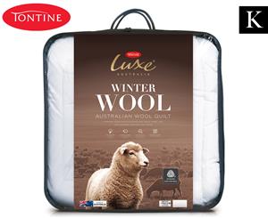 Tontine Luxe King Bed Australian Winter Wool Quilt