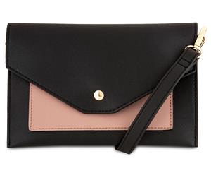 Tony Bianco Boyd Crossbody Bag - Black/Nude