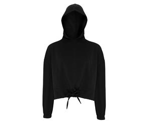 Tridri Womens/Ladies Cropped Oversize Hoodie (Black) - RW6548