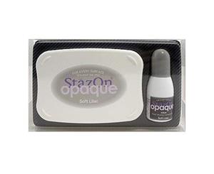 Tsukineko - Stazon Ink Pad & Ink -Opaque - Soft Lilac