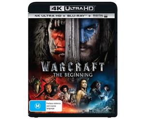 Warcraft The Beginning 4K Ultra HD Blu-ray Digital Download UHD Region B