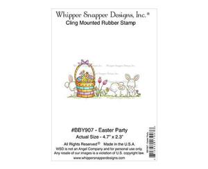 Whipper Snapper Cling Stamp 4 Inch X6 Inch Easter Party