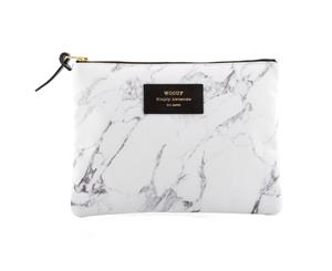 Woouf Pouch Large - White Marble