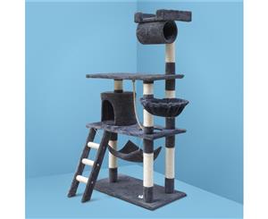 i.Pet Cat Tree Trees Scratching Post Scratcher Tower Condo House Furniture Wood 141cm