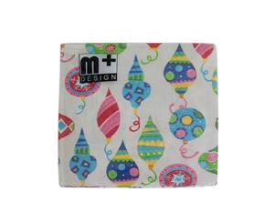 20 Pack Colourful Party Decorations Design 2 ply Premium Party Napkins 33x33cm MQ-355