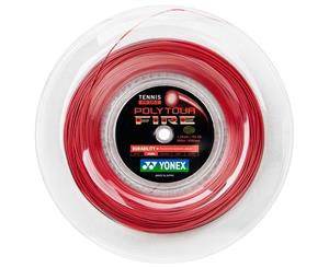 200m YONEX Poly Tour Air Tennis String Reel 1.25mm 16 Gauge - Red